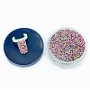 50g Rainbow Mixed Translucence DIY 3D Nail Art Decoration Mini Glass Beads MRMJ-N001-01-1