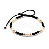 Adjustable Nylon Thread Braided Beads Bracelets BJEW-JB05384-02-1