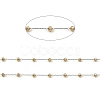 Glass Round Beaded Chains CHS-B003-04G-2