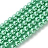 Eco-Friendly Dyed Glass Pearl Beads Strands HY-A008-6mm-RB014-1