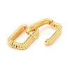 Brass Hoop Earrings EJEW-F273-02B-G-2