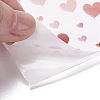 Heart Bulletin Board Border Stickers Roll DIY-K038-04-3