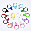 Spray Painted Eco-Friendly Alloy Lobster Claw Clasps PALLOY-T080-06A-NR-2