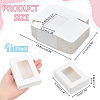 Rectangle Folding Paper Storage Boxes CON-WH0106-01B-03-2