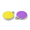 CCB Plastic Enamel Pendants CCB-K009-14P-3