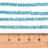 Electroplate Glass Beads Strands GL-CBAA615-02H-4