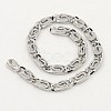 304 Stainless Steel Lumachina Chains CHS-K002-22-3mm-2