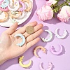 20Pcs Opaque UV Plating Acrylic Beads PACR-YW0001-50-5