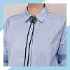 2Pcs 2 Colors PU Leather Lariat Necklace NJEW-GF0001-15-4