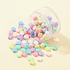 120Pcs Opaque Acrylic Beads SACR-FS0001-16-3