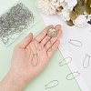 120Pcs 304 Stainless Steel Hoop Earrings Findings Kidney Ear Wires STAS-SP0001-32C-P-3