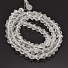Faceted Bicone Glass Beads Strands EGLA-P016-4mm-01-2