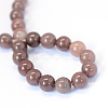 Natural Purple Aventurine Round Bead Strands X-G-E334-6mm-21-3