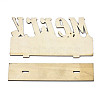 Wood Tabletop Display Decorations WOOD-N005-75-3