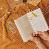 4 Patterns Rectangle Waterproof Acrylic Bookmarks Set DIY-GL0004-50B-7