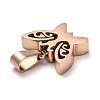 Ion Plating(IP) 304 Stainless Steel Pendants STAS-F253-08RG-2