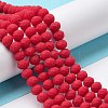 Glass Beads Strands EGLA-A034-P10mm-MD22-2