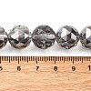 Transparent Electroplate Glass Beads Strands EGLA-N002-34E-F02-2