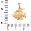 Ion Plating(IP) 304 Stainless Steel Pendants STAS-B141-03F-G-3