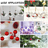 200Pcs 2 Colors Aluminum Round Ornament Cap FIND-AR0004-87B-6