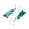 3 Styles Summer Dinosaur & Bottle & Dice Acrylic Dangle Earring Sets for Women EJEW-F336-01B-3