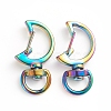 Alloy Swivel Lobster Clasps PALLOY-TAC0009-85-2
