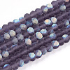 Imitation Jade Glass Beads Strands EGLA-YW0003-19A-12-1
