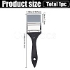 1Pc Silicone Brushes with Wooden Handle AJEW-GF0012-92B-2