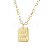 Brass Pendant Necklaces NJEW-JN04797-1