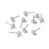 Brass Ball Post Ear Studs EC254-3