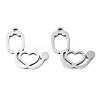 Non-Tarnish 201 Stainless Steel Pendants STAS-Q240-041P-1