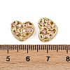 Brass Pave Cubic Zirconia Multi-strand Links ZIRC-F145-10G-02-3