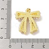 Rack Plating Brass ABS Pearl Pendants X-KK-S380-05G-3
