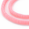 Handmade Polymer Clay Bead Strands CLAY-T002-4mm-59-3
