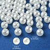ABS Plastic Imitation Pearl Round Beads MACR-YW0002-6mm-82-2