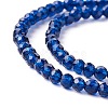 Transparent Glass Beads Strands GLAA-C019-01B-04-3