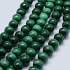 Natural Malachite Beads Strands G-F571-27A1-5mm-1