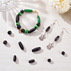 480Pcs 4 Style Dyed Natural Wood Beads WOOD-PH0002-42-8