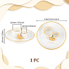 Porcelain Candle Holders AJEW-WH0481-303-2