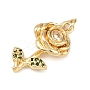 Brass Micro Pave Cubic Zirconia Pendants LS-KK-H525-05D-G-2