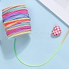 Segment Dyed Round Polyester Elastic Cord OCOR-WH20018-35B-4