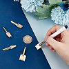 Gorgecraft 5Pcs 5 Style Brass Fourtain Pen Nibs FIND-GF0003-63-4