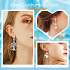 18Pcs 3 Style Brass Clip-on Earring Findings FIND-SC0003-96S-5