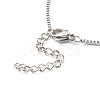 Tarnish Resistant 316 Surgical Stainless Steel Box Chains Bracelet Making X-AJEW-JB01065-4