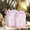 12Pcs 2 Colors Butterfly Print Paper Packaging Bags ABAG-BBC0001-29B-6