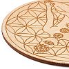 Wooden Carved Cup Mats DIY-B060-04A-3