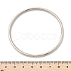 7Pcs 201 Stainless Steel Plain Bangle Sets Hand Polished for Women BJEW-L664-022A-P02-5