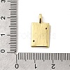 Rack Plating Brass Pendants X1-KK-A268-01G-04-3