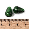 Natural Myanmar Jade Dyed 3 Hole Guru Beads G-C283-02-3