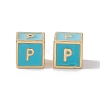 Rack Plating Brass Enamel Beads KK-B060-04G-06P-2